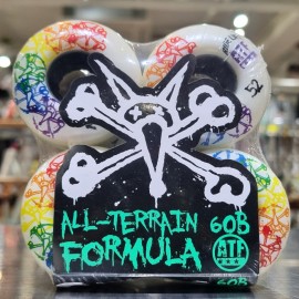 스케이트보드 휠 [BONES] ATF 80A RIDE LIFE WHT 52mm (4개＝1세트)