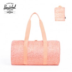 [HERSCHEL]PACKABLE DUFFLE NECTARINE CROSSHATCH