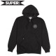 [SUPERBRAND] 수퍼브랜드 MAD CAT ZIP UP FLEECE 매드캣 집업 후리스 CHA 차콜색상