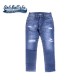 [ANTIBALLISTIC] MW_LONGPANTS  CMR1580 IND 니트 데님 팬츠 인디고