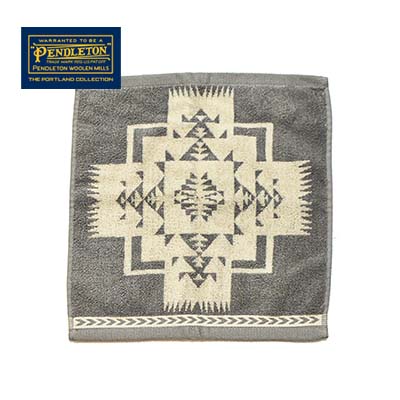 [PENDLETON] 664  HAND TOWEL_GRY_WHITE 팬들턴 핸들타올