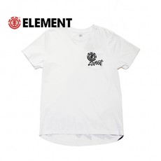 [ELEMENT] AH021-311 WHT  (엘리먼트 로고 반팔티셔츠 화이트)