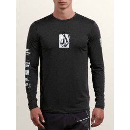 [VOLCOM] 볼컴 래쉬가드 LIDO PIXEL HTHR L/S RASHGUARD (CHARCOAL HEATHER)