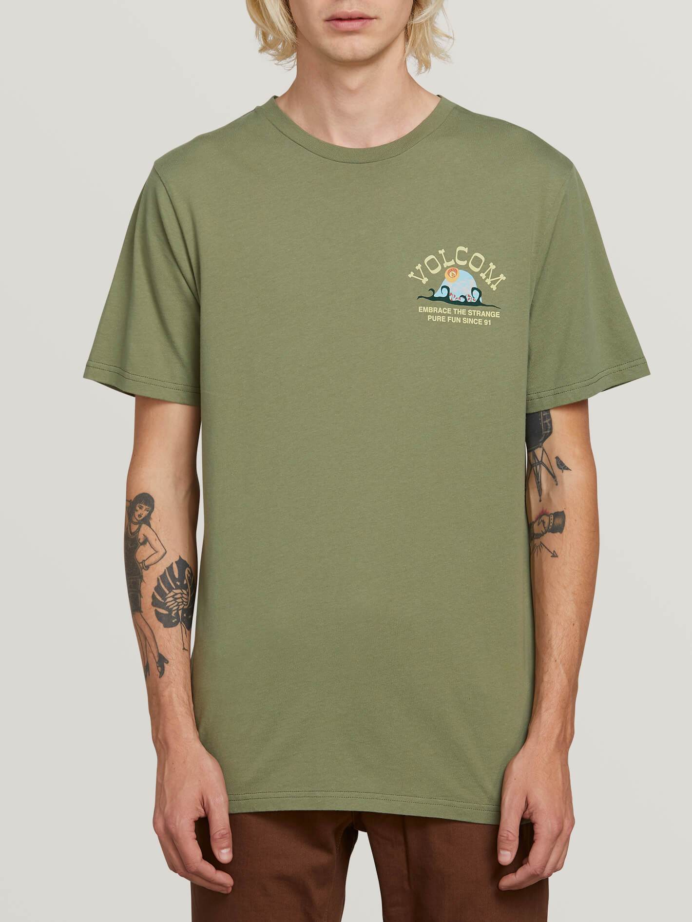 [VOLCOM] 볼컴 반팔티셔츠 NATURAL FUN SHORT SLEEVE TEE (DUSTY GREEN)
