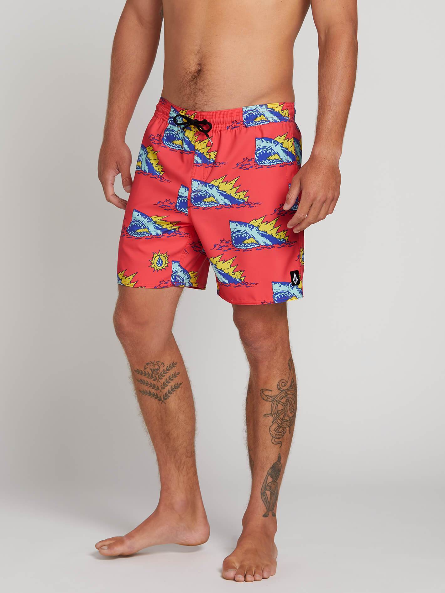 [VOLCOM] 볼컴 보드숏 DUHH DUNT TRUNKS (NEON PINK)