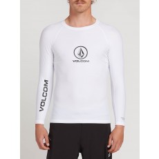 [VOLCOM] 볼컴 래쉬가드 LIDO SOLID LONG SLEEVE RASHGUARD (WHITE)