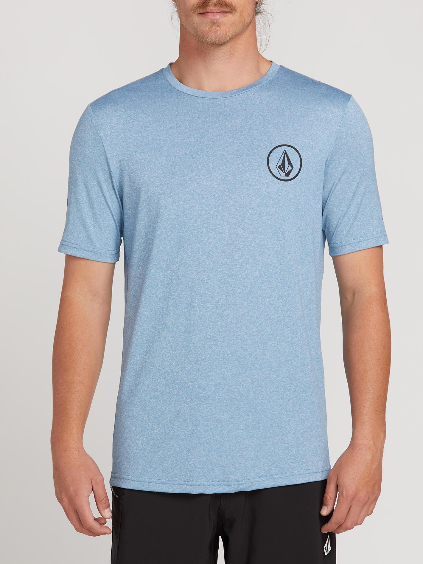 [VOLCOM] 볼컴 래쉬가드 LIDO HEATHER SHORT SLEEVE RASHGUARD (VINTAGE BLUE)