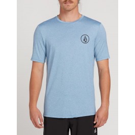 [VOLCOM] 볼컴 래쉬가드 LIDO HEATHER SHORT SLEEVE RASHGUARD (VINTAGE BLUE)