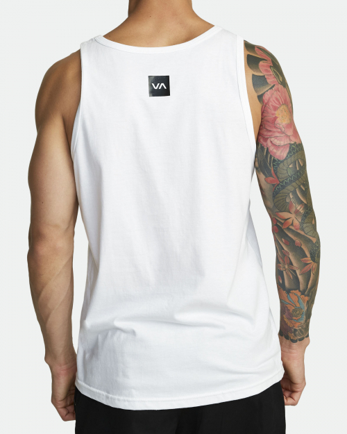 [RVCA] SPORT BALANCE BOX TANK WHT 루카 밸런스 박스 탱크탑 화이트