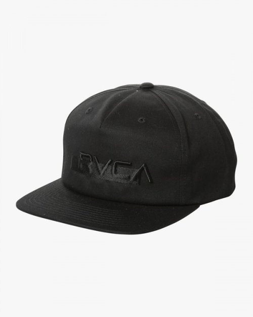 [RVCA] OVERLAY SNAPBACK BLK 루카 오버레이 스냅백 블랙