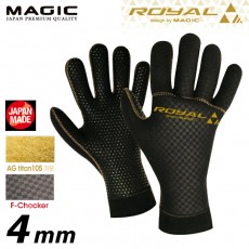 겨울용 서핑 글로브 MAGIC ROYAL GLOVES 4mm 풀기모