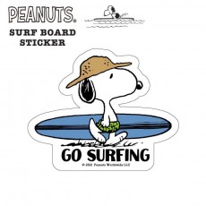 서핑 스티커 SNOOPY SURFBOARD STICKER 스누피 스티커 - GO SURFING