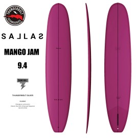 서핑롱보드 [KAI SALLAS] MANGO JAM 9.4 카이살라스 싱글핀 망고잼 MAGENTA THUNDERBOLT