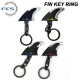 [FCS] FIN KEY RING 서핑 핀 키링
