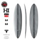 (예약) 서핑숏보드 [HARLEY INGLEBY] MID6 MINI 할리 잉글비 GREY CARBON THUNDERBOLT