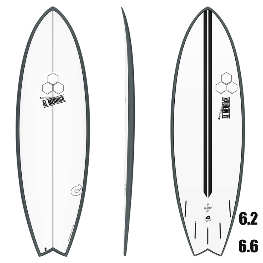 서핑보드 채널아일랜드 X 토크 콜라보 포드모드 CHANNEL ISLANDS X TORQ POD MOD 6.2 / 6.6 GRAPGITE