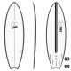 서핑보드 채널아일랜드 X 토크 콜라보 포드모드 CHANNEL ISLANDS X TORQ POD MOD 6.2 / 6.6 GRAPGITE