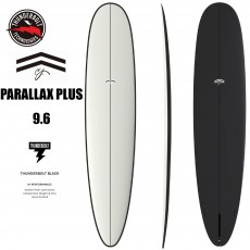 서핑롱보드 [CJ NELSON] 9.6 PARALLAX PLUS WHT / CARBON BOTTOM 씨제이 넬슨 THUNDERBOLT