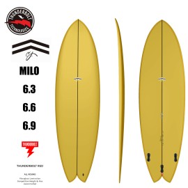 (프리오더)서핑숏보드 [CJ NELSON] MILO MUSTARD 씨제이넬슨 피쉬보드 THUNDERBOLT