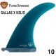 서핑롱보드핀 카이살라스 10.0 [FLYING DIAMONDS] KAI SALLAS X KELIS TEAL